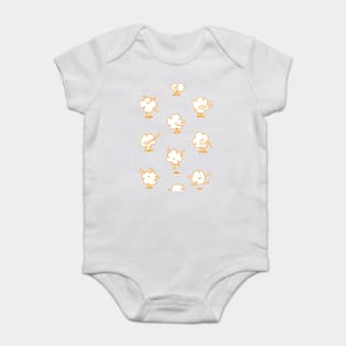 Dancing popcorn Baby Bodysuit